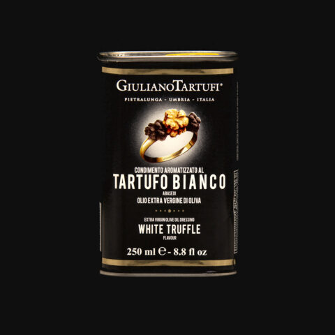 Condimento aromatizzato al Tartufo Bianco a base di Olio Extra Vergine di Oliva - Lattina
