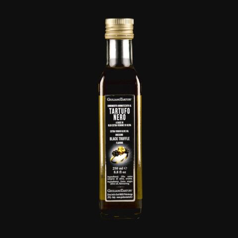Extra virgin olive oil dressing Black Truffle flavour