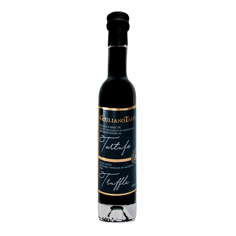 Mit Modena-Balsamico-Essig und Trüffel glasieren